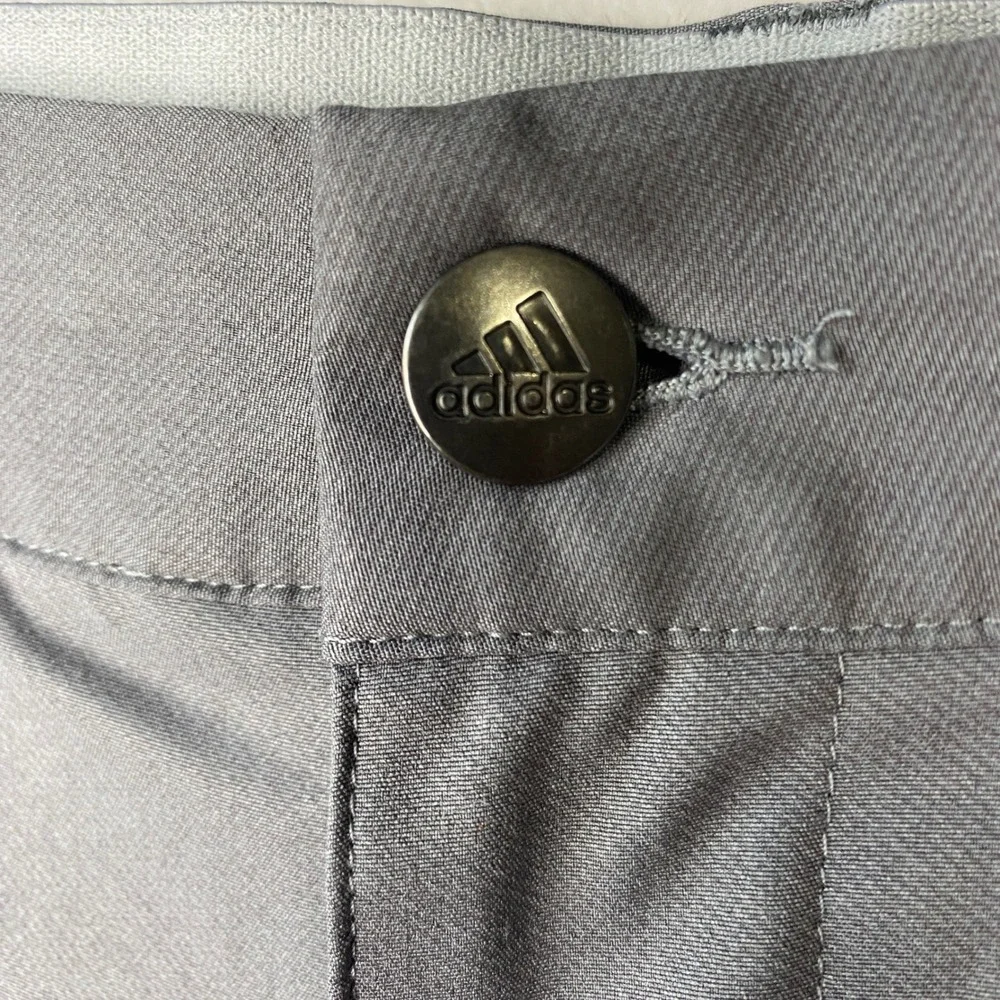 Adidas Golf Shorts Mens 32 Grey Performance Stretch Moisture Wicking‎ Activewear